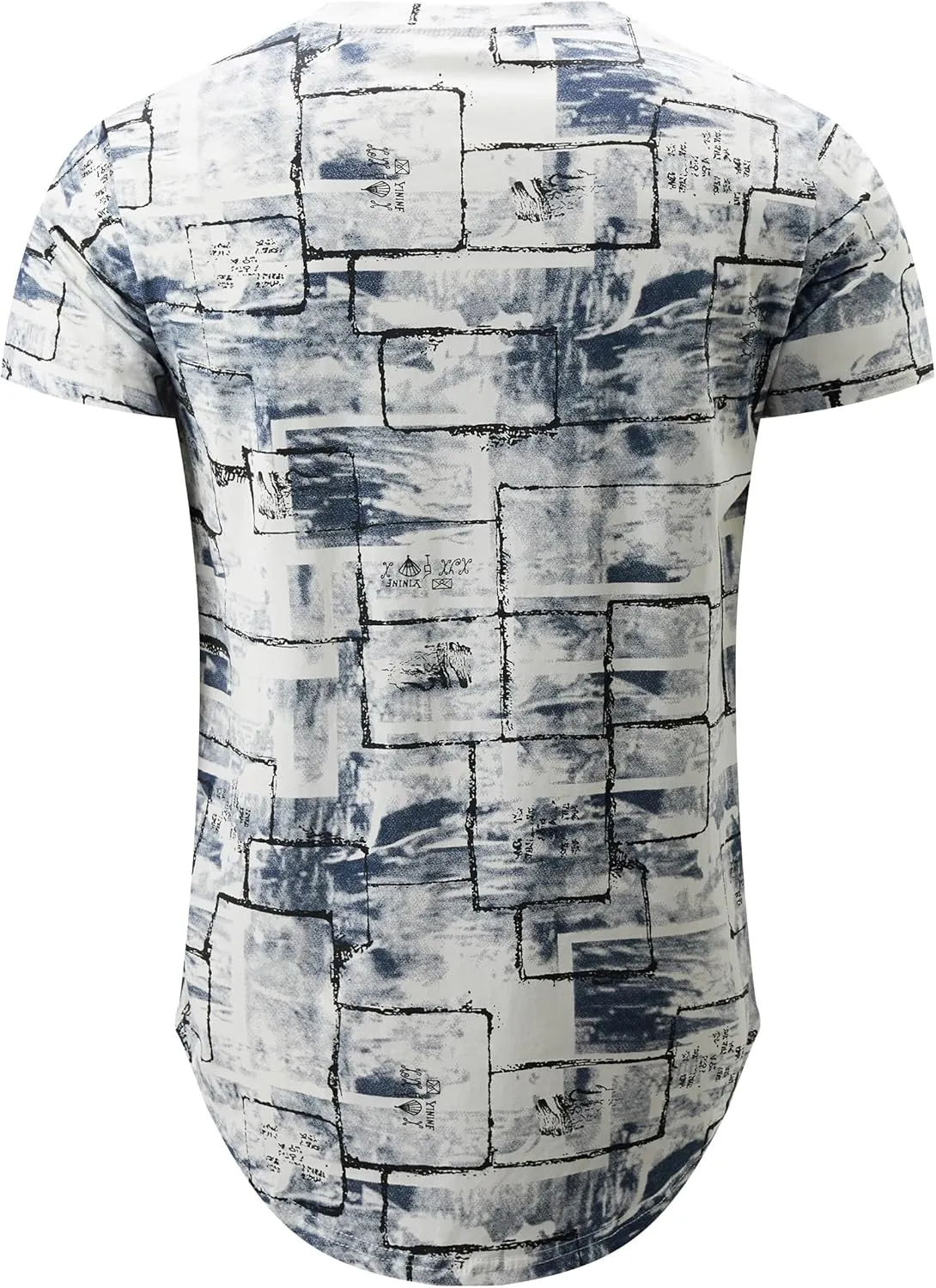 YININF Mens Hipster Hip Hop Short Sleeve Print T-Shirt Shirts Men