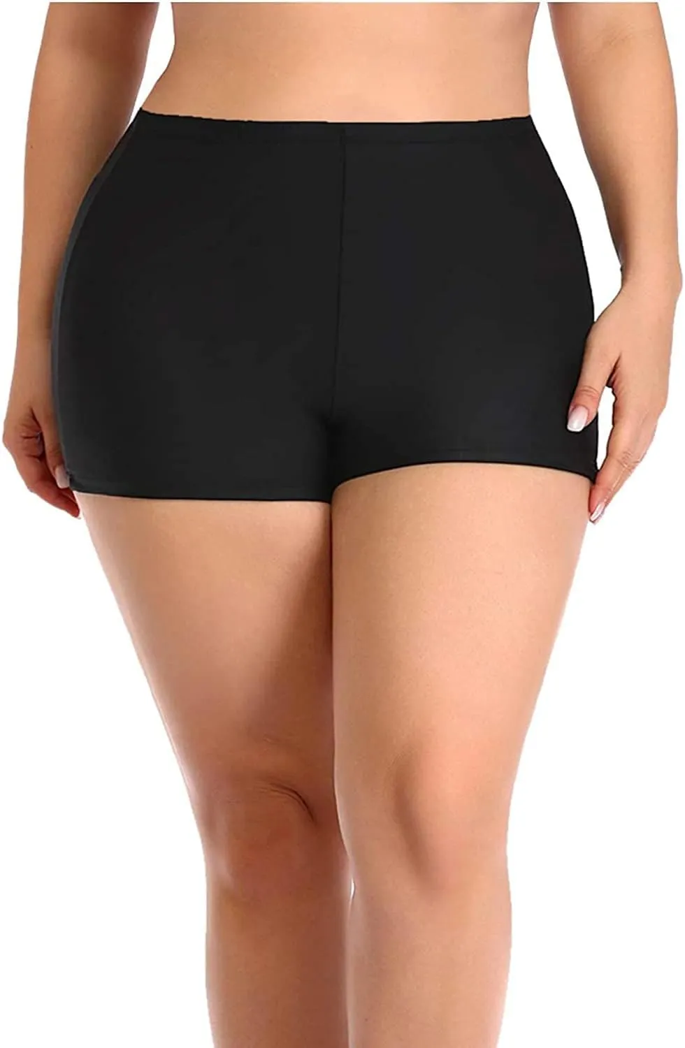 Yonique Plus Size Tankini Swimsuits for Women Blouson Tankini Tops with Swim Shorts Two Piece Bathing Suits